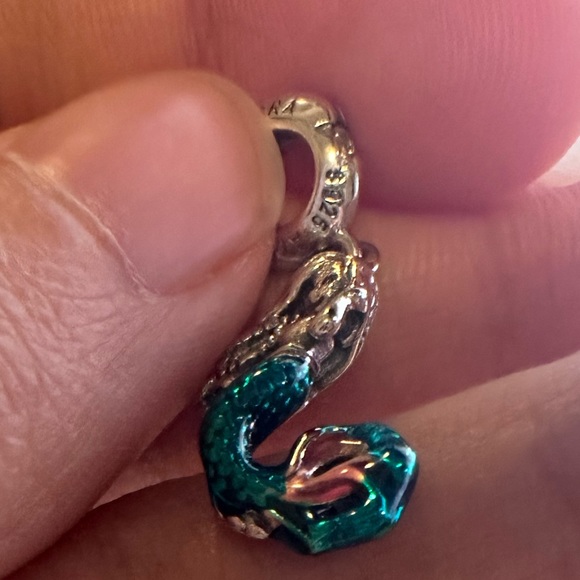 NWOT Pandora x Disney Little Mermaid Ariel Dangle Charm - 792695C01 - Picture 8 of 16